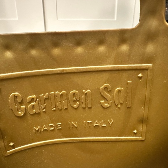 Carmen Sol Grazia Mini Tote Metallin - Picture 6 of 8